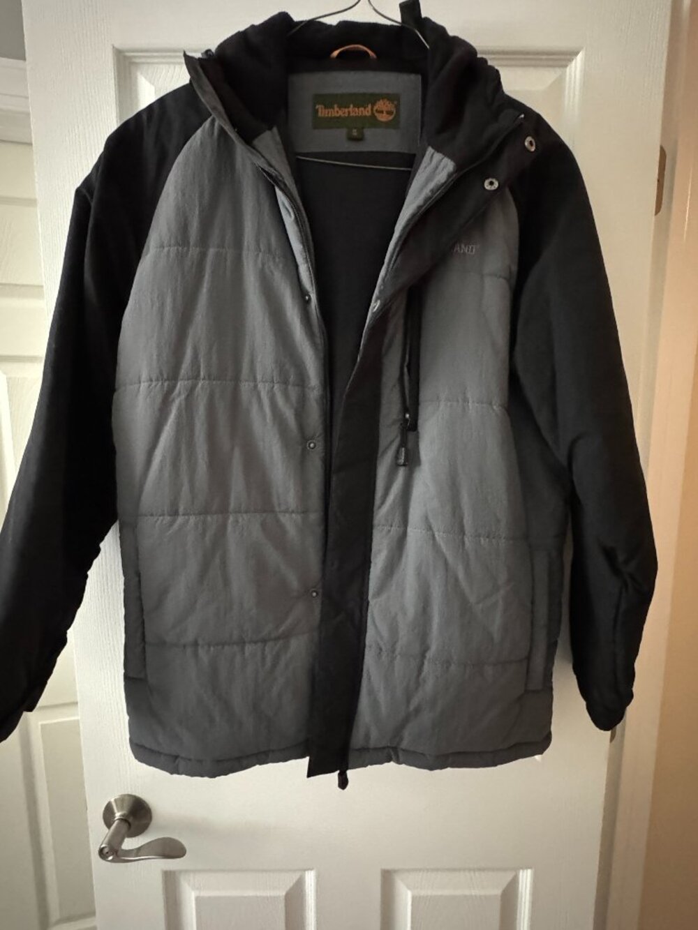 Timberland puffy jacket with hood